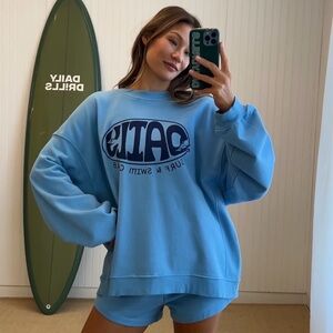 Daily Drills Surf & swim crew oversized Sweatshirt